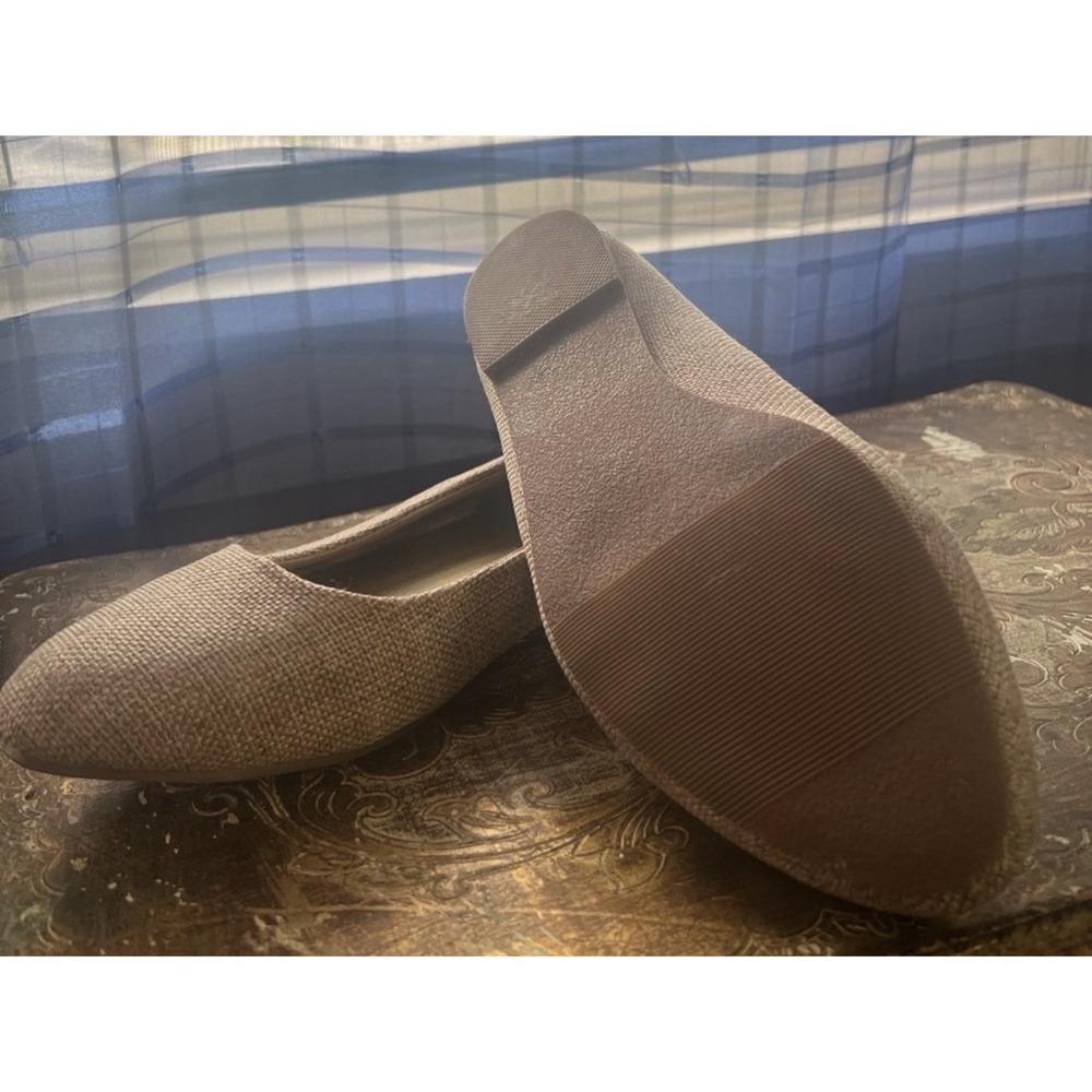 Annie Comfort Envoy Women's Ballet Flats Neutral Rattan 11W Wide - Picture 4 of 4